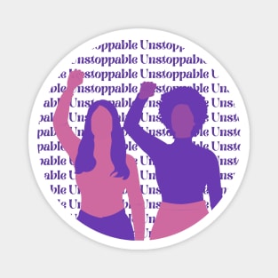 Unstoppable Women Purple Magnet